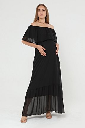 لباس بارداری مشکی زنانه بافتنی ADASTYLE - کد 324430910