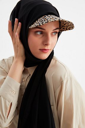 شال مشکی زنانه پنبه ای Butikgiz - کد 324440972