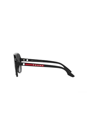 عینک آفتابی مشکی مردانه UV400 Prada - کد 324472254