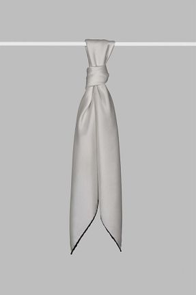 روسری سفید ساتن ARMANDA - کد 324168356