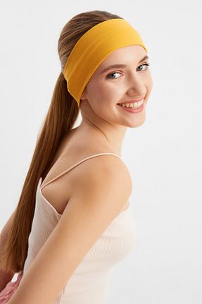 باندانا زرد پنبه ای Butikgiz - کد 324617696