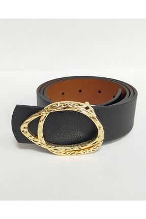 کمربند مشکی زنانه چرم مصنوعی Enpovi - کد 324595221