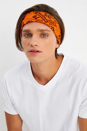 باندانا نارنجی پنبه ای Butikgiz - کد 324910367