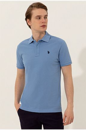 تیشرت آبی مردانه اسلیم فیت U.S. Polo Assn. - کد 324595149