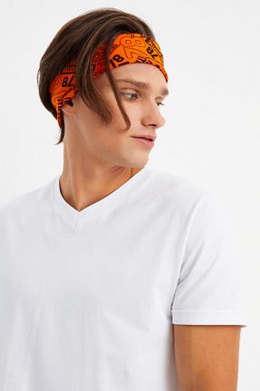 باندانا نارنجی پنبه ای Butikgiz - کد 324910367