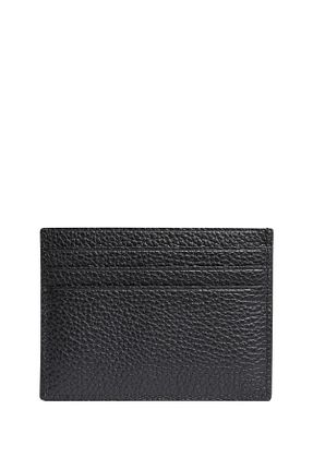 جا کارتی مشکی مردانه چرم خالص Calvin Klein - کد 325067781