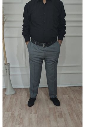 شلوار طوسی مردانه پارچه MODA - کد 327311311