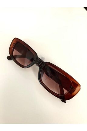 عینک آفتابی قهوه ای زنانه UV400 LOOKUP - کد 86956029