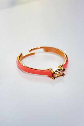انگشتر نقره صورتی زنانه زیرکن MorMajor Silver - کد 319242942