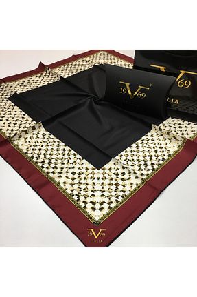 روسری زرشکی پلی استر 19V69 ITALIA - کد 64938152