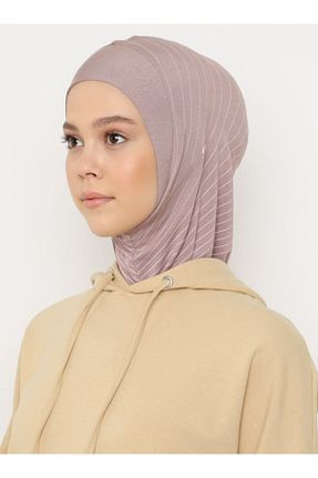 کلاه شنای حجاب صورتی زنانه Ecardin - کد 73535334