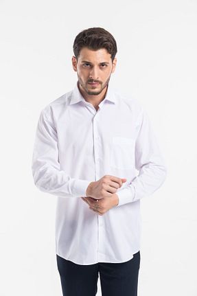 پیراهن سفید مردانه رگولار LEGRAFF - کد 48870534