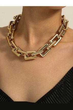 گردنبند جواهر طلائی زنانه روکش طلا کد 50261332