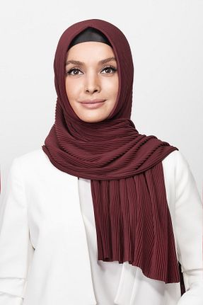 شال زرشکی زنانه پلی استر ELANS - کد 47872458