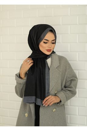 شال مشکی زنانه پنبه پلی استر ŞURA ŞAL - کد 66500843