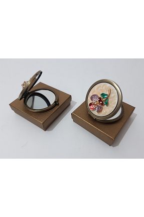 آینه رنگی فلزی renkli çiçekler - کد 327922621