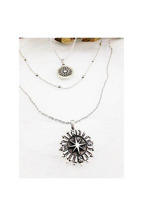 گردنبند جواهر زرد زنانه Bijustore - کد 328450133