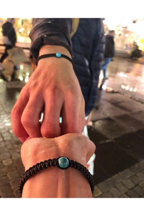 دستبند جواهر آبی زنانه سنگ طبیعی MADEFORYOUU - کد 94793922