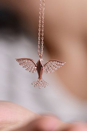 گردنبند نقره سفید زنانه 925 عیار Eva Jewelry - کد 329026483