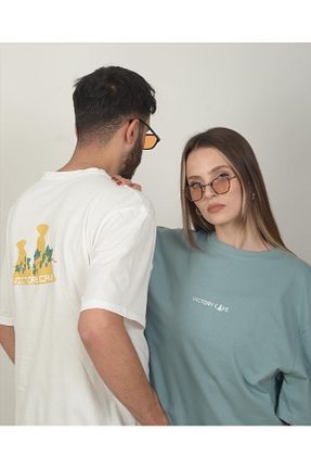 تیشرت سفید زنانه اورسایز VictoryCave - کد 329057033