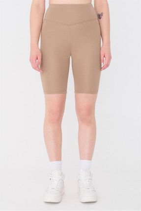 ساق شلواری قهوه ای زنانه پنبه - پلی استر - الاستن فاق بلند کد 328793535