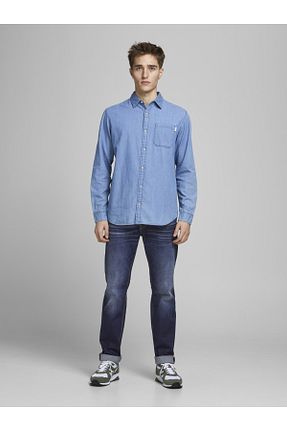 شلوار جین آبی مردانه رگولار Jack & Jones - کد 329416320