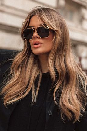 عینک آفتابی مشکی زنانه UV400 Lovey Dovey - کد 329879719
