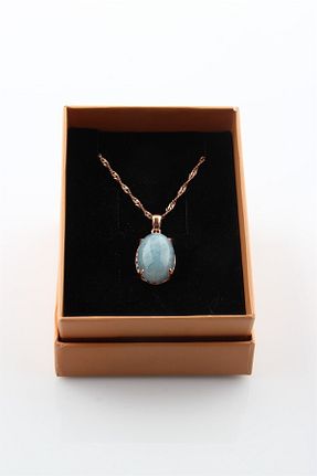 گردنبند جواهر رنگی زنانه سنگ طبیعی Deniz Doğal Taş - کد 329383078