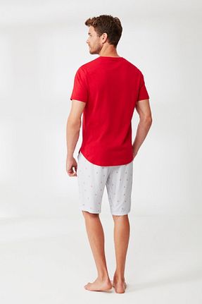 شلوارک و برمودا قرمز مردانه رگولار Nautica - کد 329479591