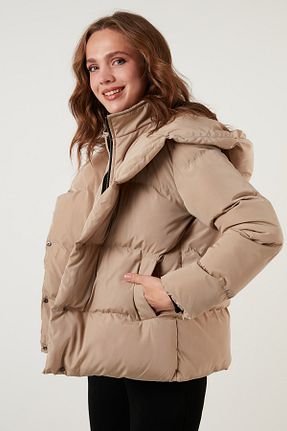 کاپشن بژ زنانه رگولار Lela - کد 329553844