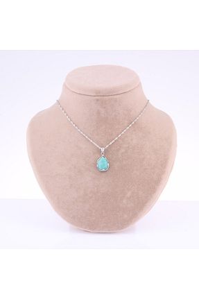گردنبند جواهر رنگی زنانه سنگ طبیعی Deniz Doğal Taş - کد 329393122