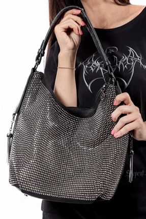 کیف دستی مشکی زنانه سایز متوسط Nas Bag - کد 49135285