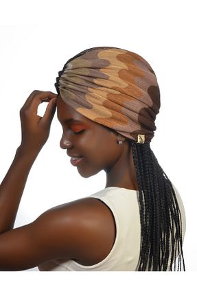 روسری زرشکی ساده Bitter Colors - کد 329841005