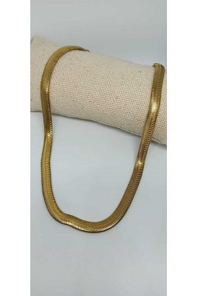 گردنبند استیل ( فولاد ) طلائی زنانه استیل (فولاد) BerbilJewelleryy - کد 330504583