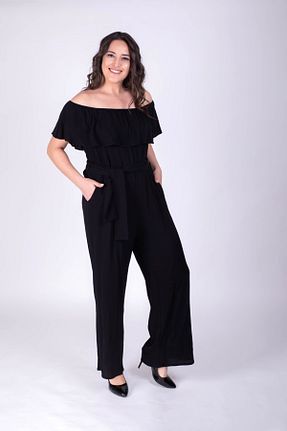 سرهمی سایز بزرگ مشکی زنانه سایز بزرگ Genel Markalar - کد 6068873