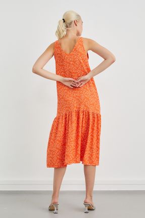 لباس نارنجی زنانه بافتنی رگولار کد 330260162