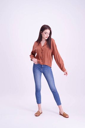 کت قهوه ای زنانه رگولار NEWRULES - کد 330463523