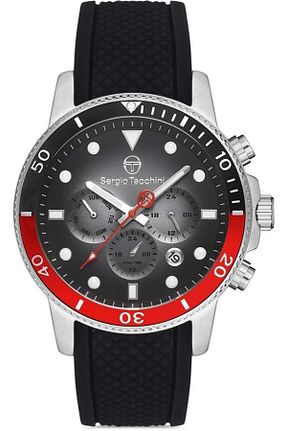 ساعت مچی مشکی مردانه 45 میلی متر Sergio Tacchini - کد 330497306