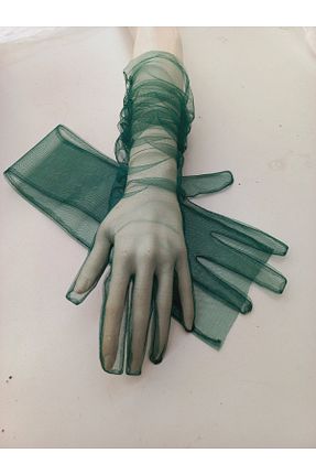 دستکش سبز زنانه پلی استر es moda shop - کد 234376268