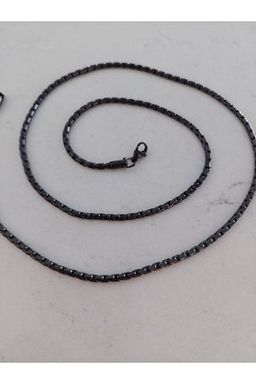 گردنبند استیل ( فولاد ) مشکی مردانه استیل (فولاد) Çelik - کد 330574534