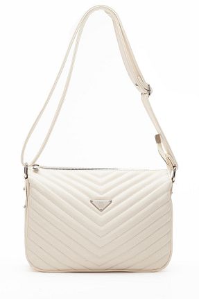 کیف دوشی بژ زنانه چرم مصنوعی Lifonbag - کد 330694675