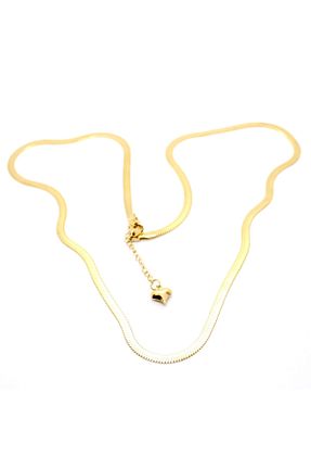 گردنبند استیل ( فولاد ) طلائی زنانه استیل (فولاد) X-Lady Accessories - کد 330716511