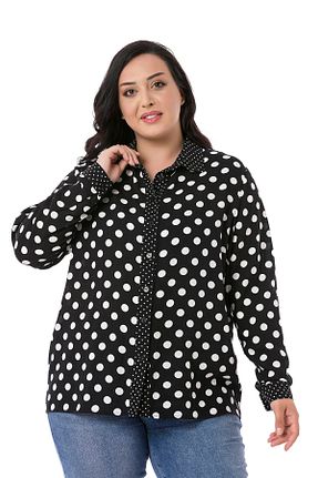 پیراهن سایز بزرگ مشکی زنانه سایز بزرگ DISENTIS MODEST - کد 331649070