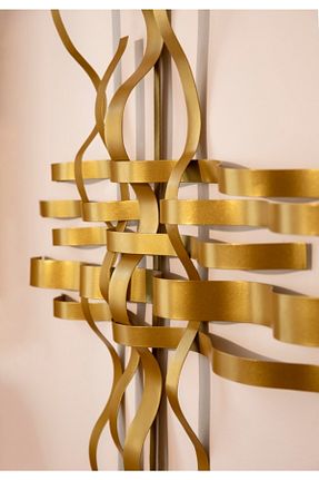 محصول دکوراسیون دیوار طلائی فلزی Wallibex - کد 462849364