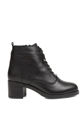 بوت / نیم بوت مشکی زنانه پاشنه تخت Pierre Cardin - کد 331913137