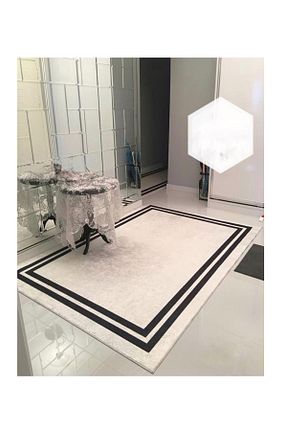 فرش سفید زیره ضد لغزش STY Home - کد 88315175