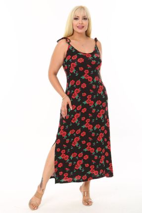 لباس مشکی زنانه ویسکون A-line بافت کد 332302911