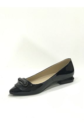 بابت مشکی زنانه چرم خالص D&A İzland Shoes - کد 74268072