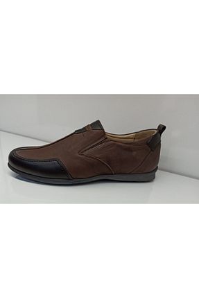 کفش کژوال قهوه ای مردانه چرم خالص KİNG PAOLO - کد 74458268