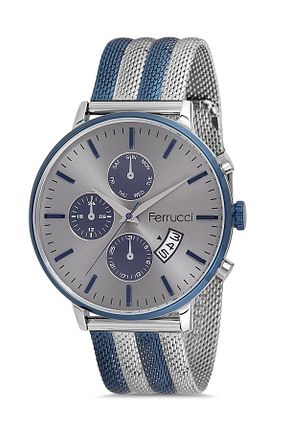 ساعت مچی آبی مردانه 36-40 میلی متر Ferrucci - کد 46203926